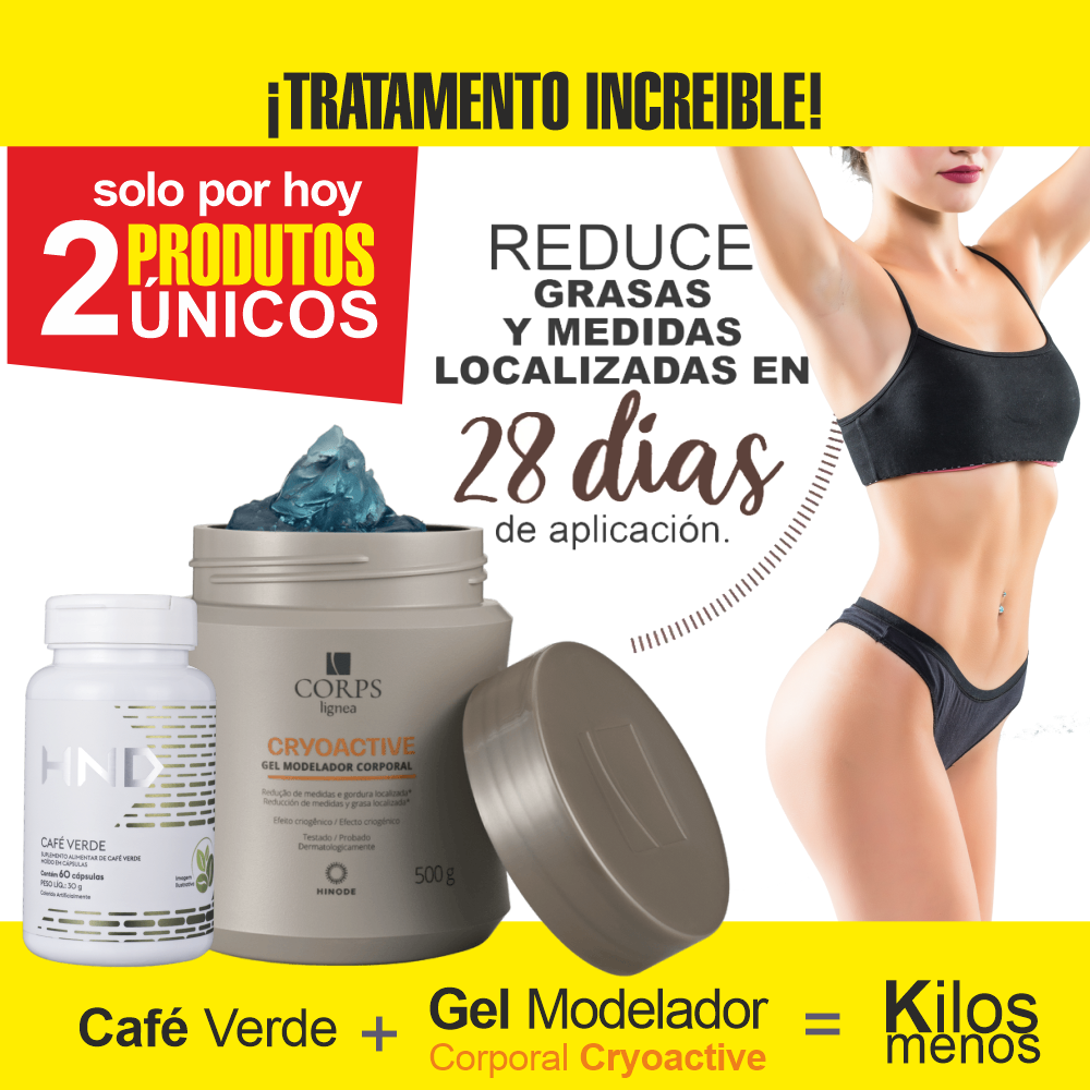 Kit Café Verde + Gel Reductor Corps Cryoactive - Imagen 4