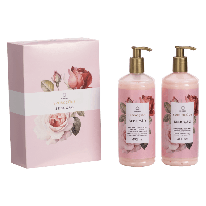 Kit Crema Corporal y Jabón Líquido Sensations Seduction