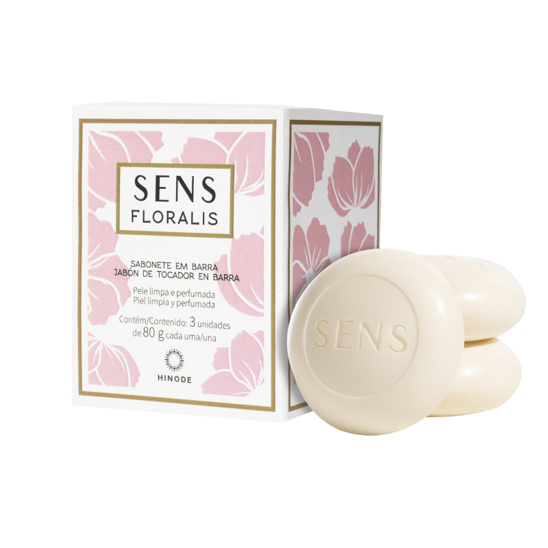 Sens Floralis Hinode Jabón En Barra Conta 3 Unidades 80g